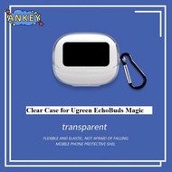 for Ugreen EchoBuds Magic Case Transparent Earphone TPU Cover