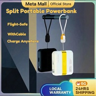 [SG] Super Fast Charging Power Bank 22.5W 10000mAh 2 in 1 Magnetic Detachable Built in Cable