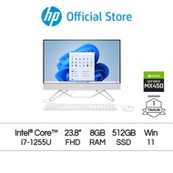 PC HP 24-cb1021d AIO Bundle Core I7 NVIDIA GeForce 16GB RAM 512GB SSD W11 23.8 Inch Intel Garansi 1 Tahun / 24-cb1023d / Official