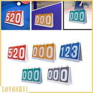 [Lovoski1] Score Counter Multi-Sport Scoreboard Portable Scoreboard for Badminton Football