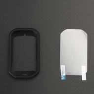 【HOT】 Ready Stock Silicone  Cover With High-definition Film Set Fits For Bryton Rider 320 420