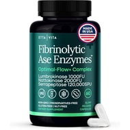 Potent Nattokinase 4000 FU Serrapeptase 240000 SPU Lumbrokinase 2000 FU Supplement - Proteolytic Enz