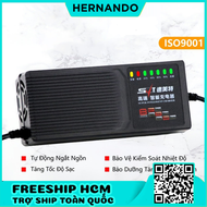 Sạc xe điện 60v20ah 48V 12Ah Tự Ngắt Chống Phồng Bình -7 Đèn Báo Thông Minh