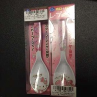 hello kitty melody 膠匙羹 兒童 粉紅 微波爐OK