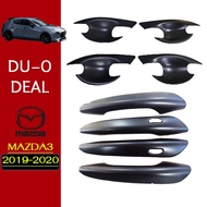 Mazda3 2019-2020 Decoration Set Door Handle Matte Black Mazda 3 Accessories