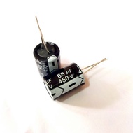 5pcs 68uF 450V 68MFD 450Volt -40+105C Aluminum Electrolytic Capacitor 18×25mm