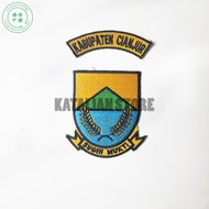 Embroidery Civil Servant Badge/, Civil Servant/, Government Civil Servant, Cianjur Regency