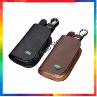 ‍ 1pc PU Leather Car Key Pouch Key Bag Auto Key Holder Key Cover Keychain Wallet for Land Rover Evoq