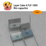 [Ready Stock Supply] 1pc EPCOS Siemens 4.7 UF 100V 475j 475k 4.7mfd Melaleuca Cake Non-Inductive Fil