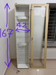 IKEA 宜家玻璃展示櫃 DETOLF Glass-door cabinet
