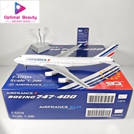 SQ Wings 1: 200 French Airlines B747-400 F-GITH F-GITD Alloy Aircraft Model