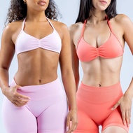 Seamless Yoga Suit Skinny Yoga Bra Yoga Pants Suit Outdoor Running Fitness Sports