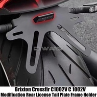 Motorcycle Modification Rear License Tail Plate Frame Holder For Brixton Crossfir C1002V C 1002V