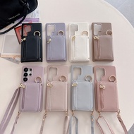 Compatible Leather Phone Case For Samsung Galaxy S26 S25 Ultra S24 S23 S22 Plus S24 + S25 + S24Ultra