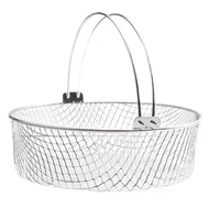 Kitchen Stainless Steel Filter Basket 8 Inch Instant-Pot Steamer Basket With Handle Air Fryers Accessories Durable