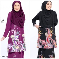 🌹KURUNG QUEENY EDISI BATIK by SABELLA🌹Baju Kurung Batik Printed/Floral Bercorak Wanita/Muslimah (S - 4XL) READY STOCK