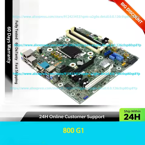 For HP EliteDesk 800 G1 Motherboard 737727-001 696538-002 LGA1150 Q87 DDR3 Fit Intel 4 Gen Core CPU