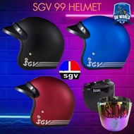 ️SGV 99 Helmet SGV SGV 99 Helmet SGV MS88 MHR Size60 ️ BOGO VISOR Topi Keledar ️