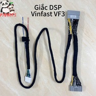 [Combo of 10/5 pieces] Genuine Jack Wire to upgrade Amplifier & DSP VinFast VF3 Car Audio