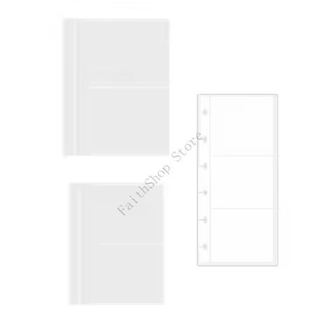 124E Elegant Clear Photo Display Collect Binder Book Desktop Photocard Binder Album