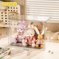 Labubu Acrylic Display Case คอกาซึมโมโม่ คุณภาพสูง ป้องกันฝุ่น สำหรับผู้ใหญ่ ชั้นวางของสำหรับตั้งโต๊