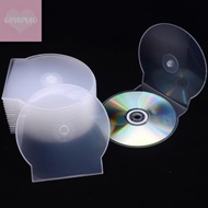[guyumao] 1/3PCS Transparent Plastic Single Piece Round Disc Case CD Case Thickened CD DVD Disc Box 