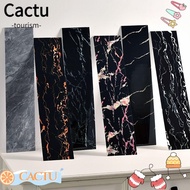 CACTU Skirting Line, Windowsill Marble Grain Floor Tile Sticker, Home Decor Living Room Waterproof PVC Corner Wallpaper