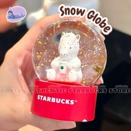 Starbucks Authentic Year Of Horse Snow Globe Snow Globe Music Box Crystal Ball Snow Globe (Rare)