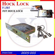(1pc, 5pcs) V-301 TOT IRON DOOR HOCK LOCK (D009-005)