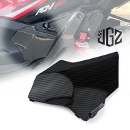 For Honda ADV150 ADV 150 2019-2022 Motorcycle Battery Cover Carbon Fiber Battery Side Guard Accessor