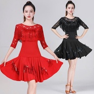 [Hot Sale🔥Latin Dance Costume] Three-Step Step Dance Square Dance Performance Costume Sailor Dance C