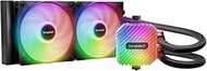 be quiet! CPU Cooler, Light Loop, 9.4 inches (240 mm), Simple Water Cooling, Black, Intel 1851, 1700
