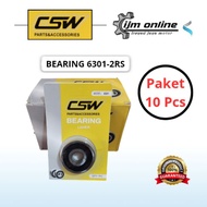 Package 1pack bearing 6301 2RS/package bearing 10pcs bearing 6301-2RS