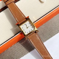 2025 Fashion Sports Direct Sale Classic H Series Square Two-Hand Fashion Belt Quartz Ladies Watch M7