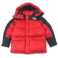 THE NORTH FACE 男士羽絨派克大衣 (ND92031) 狀況極佳，帶有刺繡標誌，GORE-TEX 和 PERTEX 面料，RED。正品，男士。