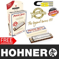 Hohner ฮาร์โมนิก้า Marine Band 125th Anniversary Edition 10 ช่อง คีย์C แถมฟรีเคส &amp; คอร์สเรียนออนไลน์ * Made in Germany *