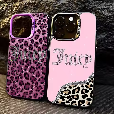 Cool J-JuicysS Couture Pattern Phone Case For iPhone 17 16 15 14 13 12 11 Pro Max XR XS MAX 7 8 PLUS