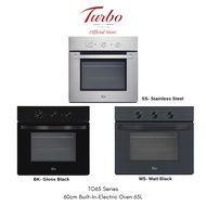 [PRE-ORDER] Turbo Italia - TO65 Series 60cm Built-In-Electric Oven 65L