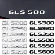 ABS Letters Car Sticker Tail Trunk Emblem Badge for Mercedes Benz GLS200 GLS250 GLS260 GLS300 GLS320