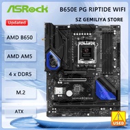 ASROCK B650E PG Riptide WiFi Motherboard AMD B650 Socket AM5 ATX M.2 Wi-Fi 6E support Ryzen 7 9700X 