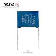 Capacitor คาปาซิเตอร์ 0.22uf 224K 250V OKAYA คาปาซิเตอร์ Poly Film Capacitor IZ9MKT565-1 คาปาชิเตอพั
