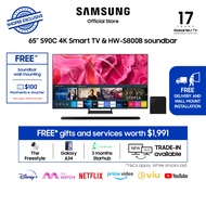 [Shopee Exclusive Bundle] Samsung  65" S90C Neo OLED 4K Smart TV &amp; Samsung HW-S800B/XS 3.1.2.ch S-Series Soundbar