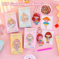 GANTUNGAN DIY Diamond Painting Toys DIY Keychain Guka Set DIY Keychain Girls Guka Set