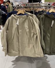 2023 Uniqlo U nam/nữ mùa thu cặp đôi áo khoác leo núi áo khoác không thấm nước 449619/443383/444553