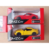 RMZ City diecast model Toyota Supra 2020 Mercedes AMG C63S
