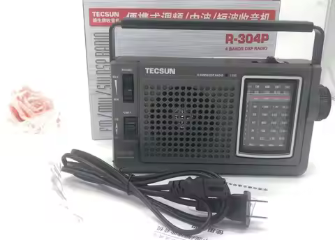 Tecsun R-304 R-304P Radio Portable AC/DC FM Medium Wave Shortwave DSP Digital Demodulation Radio Tec