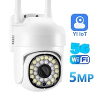 sfo7 YI IoT 5MP WiFi PTZ Camera Outdoor Security IP Camera 5GHz CCTV Monitoring Motion Detection Aut