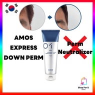 in stock [AMOS] Express Down Perm 250ml For Men Premium Fast Down Perm Settle Messy Side Hair Dropse