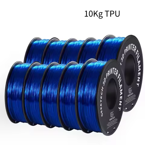 GEEETECH 10Kg TPU 3D Printer Filament material 1kg 2.2LBS/Spool 1.75mm Plastic Vacuum Packaging Non-