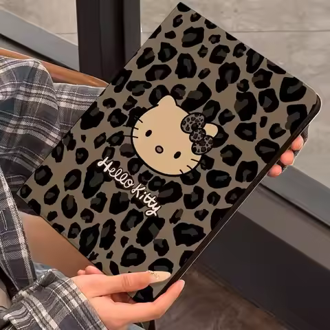 Kawaii Hello Kitty Tablet Case For Samsung Tab A7 Lite A8 10.5 A9 Plus S7 S8 S9 S10 FE Plus 13.1 T51